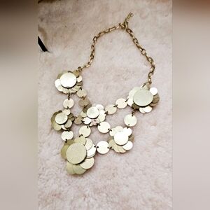 A rare and distinctive gold-toned vintage floral necklace.